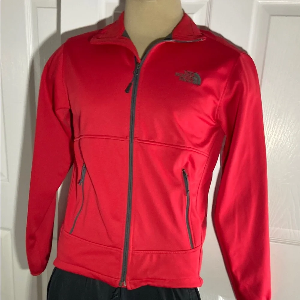 The North Face Apex Canyonwall Red Fleece Lined Full Zip Jacket Men's Small